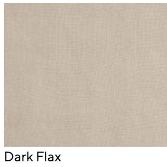 Pottery Barn Belgian Linen Blackout Curtain Panel | DARK FLAX, 100 x 84" - Picture 2 of 4